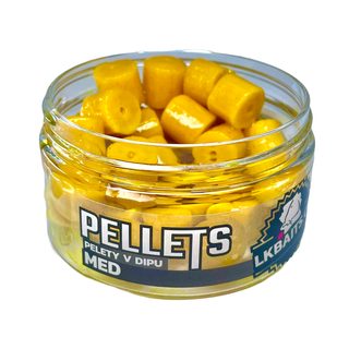 LK Baits Pop-up Pelety v dipe Med 40g