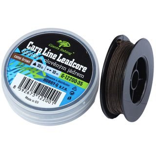 Giants fishing Olověná šňůra Carp Line Leadcore Camo brown 10m