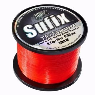 Sufix Monofilný Vlasec Tritanium Neónovo Oranžový