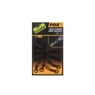 Fox Obratlík Edges Kwik Change Hook Swivels 10ks