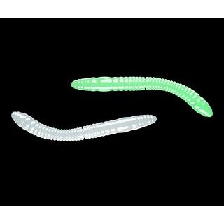 Libra Lures Fatty D’Worm Glow UV green