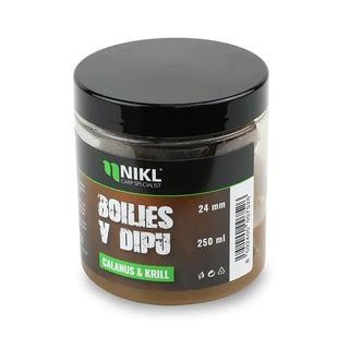 Nikl Boilies v dipu Calanus & Krill 250ml