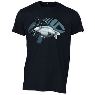 Giants fishing Tričko pánské modré Rybář s kaprem