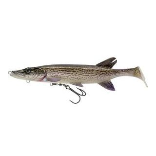 Savage Gear Gumová nástraha 3D Pike Shad Slow Sinking White Pike