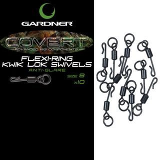 Gardner Obratlíky Gardner C-Lok Flexi-Ring Swivels vel.12 10ks