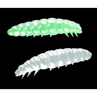Libra Lures Larva Glow UV green