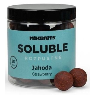 Mikbaits Rozpustné boilies Soluble Jahoda 250ml