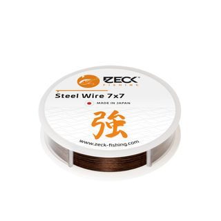Zeck Viazateľné oceľové lanko 7x7 Steel Wire 3m