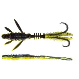 Westin Gumová nástraha CreCraw Ripplr Creaturebait Black/Chartreuse