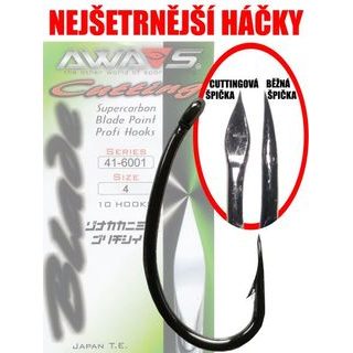 Awa-S Háčky Cutting Blade 6001 Black Nickel 10ks