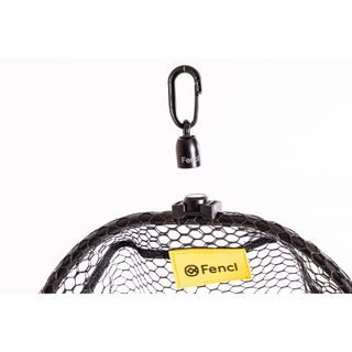 Fencl Muškařský podběrák King L Carbon se silikonovou sítí a magnetem