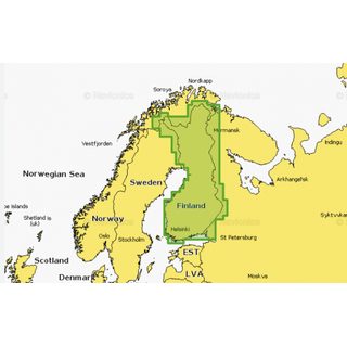 Navionics+ Mapy Finsko