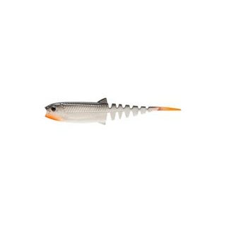 Savage Gear Gumová nástraha Cannibal Minnow V-Tail White Black