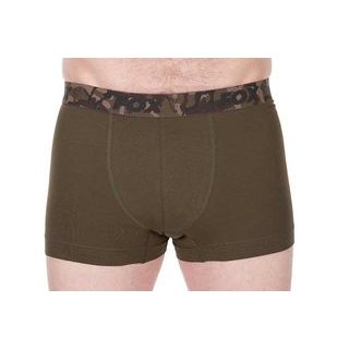 Fox Trenýrky Boxer Shorts Khaki/Black 2ks