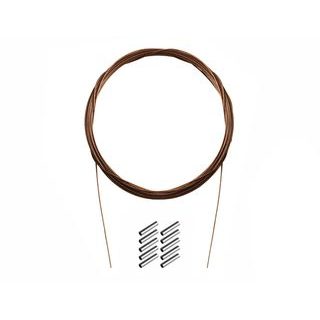 Delphin Ocelové lanko Bomb! s krimp. svorkami 7 vláken 10m