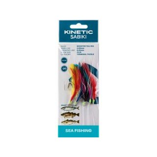 Kinetic Návazec Sabiki Rooster Tail vel.2/0 Multi Color