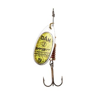 DAM Třpytka Standard Spinner Reflex Gold