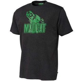 Madcat Tričko Clonk Teaser T Shirt Tmavo Sivý Melír