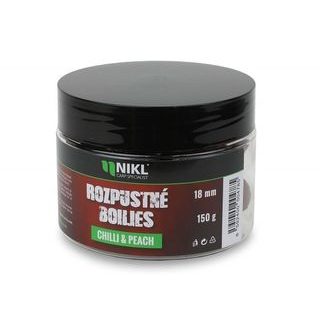 Nikl Rozpustné boilies Chilli & Peach 150g