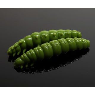 Libra Lures Larva Olive Green