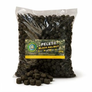 Chyť a pusť Pelety BLACK halibut 5kg