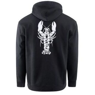 Grundéns Mikina Eat Your Words DWR HD Hoodie Black Lobster Graphic