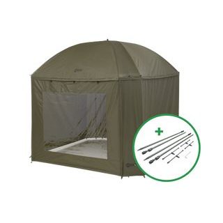 Mivardi Deštník Session Umbrella XL + Sada Stabilizačních tyčí Hardcore Session