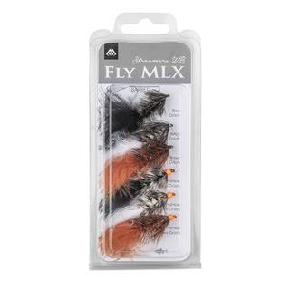 MIkado Sada umělých mušek Streamers Woolly Bugger Barbed 6ks
