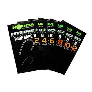 Korda Háčky Wide Gape Barbless (bez protihrotu) 10ks