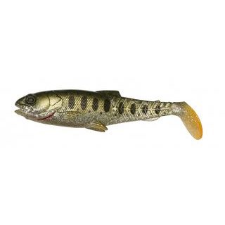 Savage Gear Gumová nástraha Craft Cannibal Paddletail Olive Silver Smolt