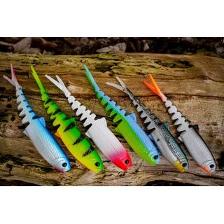 Savage Gear Gumová nástraha Cannibal Minnow V-Tail Red Head