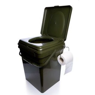 RidgeMonkey Kompaktní přenosná toaleta CoZee Toilet Seat Full Kit