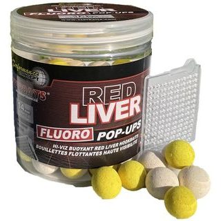 Starbaits Plovoucí boilies Pop Up Bright Red Liver 50g