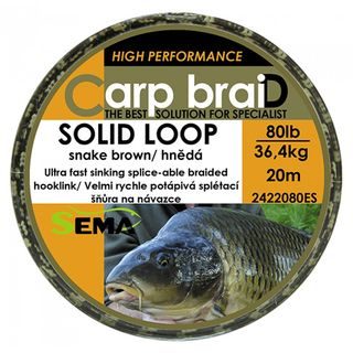 Sema Šnúra s oloveným jadrom Solid Loop 10m