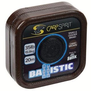Carp Spirit Šňůra Ballistic Camo Brown 20m