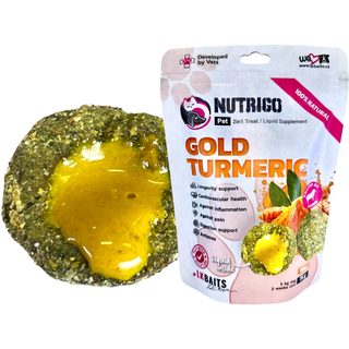 LK Baits Pet Doplněk stravy Nutrigo Dog Supplement Gold Turmeric