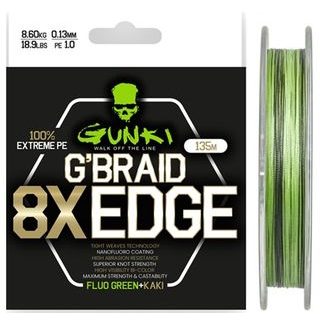 Gunki Šnúra G Braid 8X Edge (Pe1,0) 135m