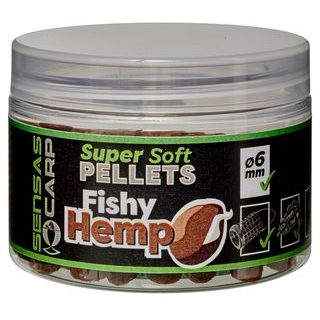 Sensas Pelety Super Soft Fishy Hemp 60g