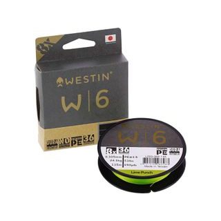 Westin Šňůra W6 8 Braid Lime Punch 300m