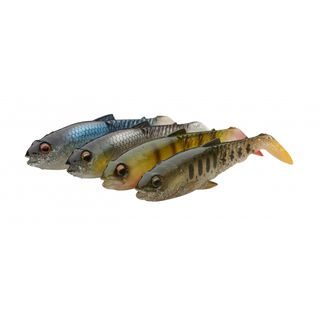 Savage Gear Gumová nástraha Craft Cannibal Paddletail Clear Water Mix 4pc