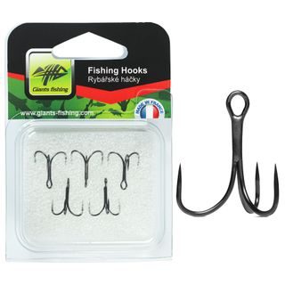Giants Fishing Trojháčiky bez protihrotu 2X Strong 5ks