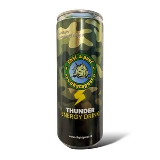 Chyť a pusť Energetický drink Thunder 250ml