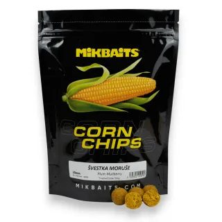 Mikbaits Boilies Corn Chips Švestka Moruše