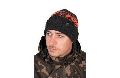 Fox Zimní čepice Collection Bobble Black & Orange