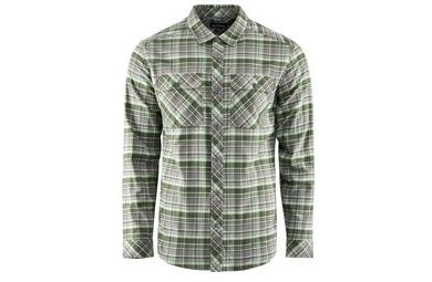 Grundéns Košile Dungeness Seawool Flannel Shirt Grass