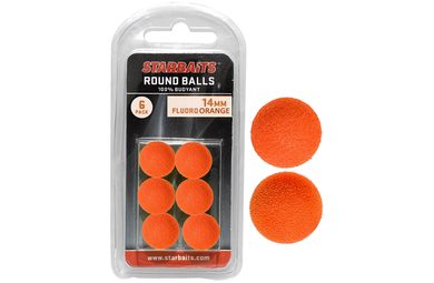 Starbaits Pěnová nástraha Round Balls 14mm 6ks