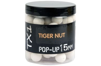Shimano Boilies TX1 Pop Up Tiger Nut Fluoro White