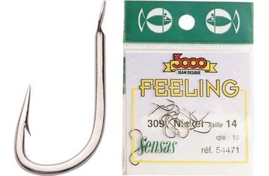 Sensas Háčky Feeling 3091 Nickel 15ks