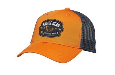 Savage Gear Šiltovka Badge Trucker Cap Oranžová