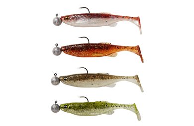 Savage Gear Gumová nástraha Fat Minnow T-Tail RTF Sinking Clearwater